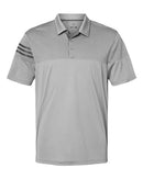 Adidas - Heathered 3-Stripes Colorblock Sport Shirt - A213