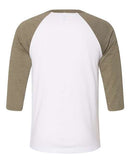 BELLA + CANVAS - Unisex Three-Quarter Sleeve Baseball Tee - 3200 (More Color)