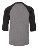 BELLA + CANVAS - Youth Three-Quarter Sleeve Baseball Tee - 3200Y