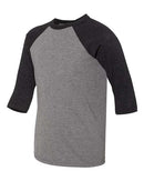BELLA + CANVAS - Youth Three-Quarter Sleeve Baseball Tee - 3200Y