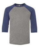 BELLA + CANVAS - Youth Three-Quarter Sleeve Baseball Tee - 3200Y