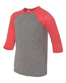 BELLA + CANVAS - Youth Three-Quarter Sleeve Baseball Tee - 3200Y