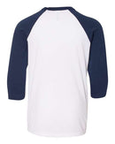 BELLA + CANVAS - Youth Three-Quarter Sleeve Baseball Tee - 3200Y