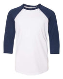 BELLA + CANVAS - Youth Three-Quarter Sleeve Baseball Tee - 3200Y