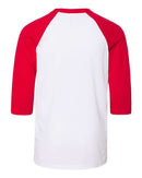 BELLA + CANVAS - Youth Three-Quarter Sleeve Baseball Tee - 3200Y