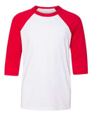 BELLA + CANVAS - Youth Three-Quarter Sleeve Baseball Tee - 3200Y