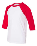 BELLA + CANVAS - Youth Three-Quarter Sleeve Baseball Tee - 3200Y