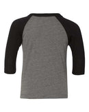 BELLA + CANVAS - Toddler Three-Quarter Sleeve Baseball Tee - 3200T