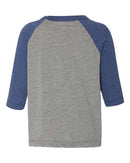 BELLA + CANVAS - Toddler Three-Quarter Sleeve Baseball Tee - 3200T