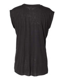 BELLA + CANVAS - Women’s Flowy Rolled Cuffs Muscle Tee - 8804
