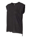 BELLA + CANVAS - Women’s Flowy Rolled Cuffs Muscle Tee - 8804