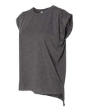 BELLA + CANVAS - Women’s Flowy Rolled Cuffs Muscle Tee - 8804
