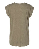 BELLA + CANVAS - Women’s Flowy Rolled Cuffs Muscle Tee - 8804
