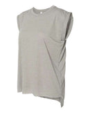 BELLA + CANVAS - Women’s Flowy Rolled Cuffs Muscle Tee - 8804