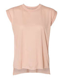 BELLA + CANVAS - Women’s Flowy Rolled Cuffs Muscle Tee - 8804