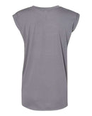 BELLA + CANVAS - Women’s Flowy Rolled Cuffs Muscle Tee - 8804