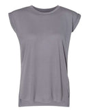 BELLA + CANVAS - Women’s Flowy Rolled Cuffs Muscle Tee - 8804