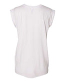 BELLA + CANVAS - Women’s Flowy Rolled Cuffs Muscle Tee - 8804