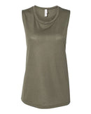 BELLA + CANVAS - Women's Flowy Scoop Muscle Tank - 8803 (More Color)