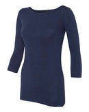 Anvil - Women’s Stretch Three-Quarter Sleeve T-Shirt - 2455L
