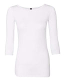 Anvil - Women’s Stretch Three-Quarter Sleeve T-Shirt - 2455L