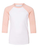 BELLA + CANVAS - Youth Three-Quarter Sleeve Baseball Tee - 3200Y