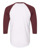 American Apparel - 50/50 Raglan Three-Quarter Sleeve Tee - BB453W (More Color)