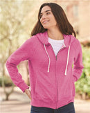 JERZEES - Women's Snow Heather French Terry Full-Zip Hooded Sweatshirt - 92WR