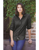 Weatherproof - Women’s Vintage Brushed Flannel Solid Shirt - W198306