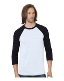 Bayside - Triblend Three-Quarter Sleeve Raglan Tee - 9525