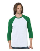 Bayside - Triblend Three-Quarter Sleeve Raglan Tee - 9525