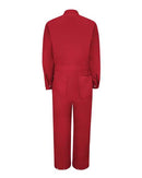 Red Kap - Zip-Front Cotton Coverall Long Sizes - CC18L