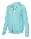 JERZEES - Women's Snow Heather French Terry Full-Zip Hooded Sweatshirt - 92WR