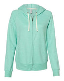 JERZEES - Women's Snow Heather French Terry Full-Zip Hooded Sweatshirt - 92WR