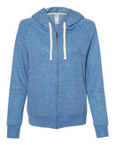 JERZEES - Women's Snow Heather French Terry Full-Zip Hooded Sweatshirt - 92WR