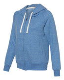 JERZEES - Women's Snow Heather French Terry Full-Zip Hooded Sweatshirt - 92WR