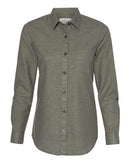 Weatherproof - Women’s Vintage Brushed Flannel Solid Shirt - W198306