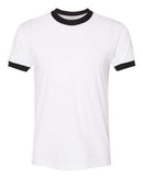 American Apparel - Unisex 50/50 Ringer Tee - BB410W