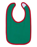 Rabbit Skins - Infant Contrast Trim Premium Jersey Bib - 1004