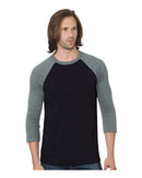 Bayside - Triblend Three-Quarter Sleeve Raglan Tee - 9525