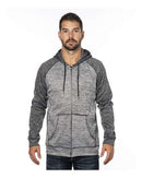 Burnside - Performance Raglan Full-Zip Sweatshirt - 8660