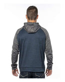 Burnside - Performance Raglan Full-Zip Sweatshirt - 8660