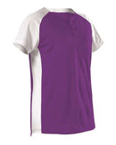 Alleson Athletic - Girls' Two Button Fastpitch Jersey - 522PDWG
