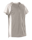 Alleson Athletic - Girls' Two Button Fastpitch Jersey - 522PDWG