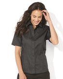 FeatherLite - Women's Short Sleeve Stain-Resistant Tapered Twill Shirt - 5281