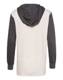 MV Sport - Women’s French Terry Hooded Pullover with Colorblocked Sleeves - W20145