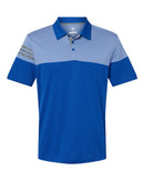 Adidas - Heathered 3-Stripes Colorblock Sport Shirt - A213