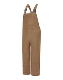Bulwark - Brown Duck Deluxe Insulated Bib Overall - EXCEL FR® ComforTouch - BLN4