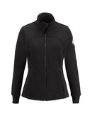 Bulwark - Women's Zip Front Fleece Jacket-Cotton/Spandex Blend - SEZ3