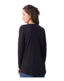 Alternative - Women's Long Sleeve Slinky Jersey V-Neck Tee - 3894